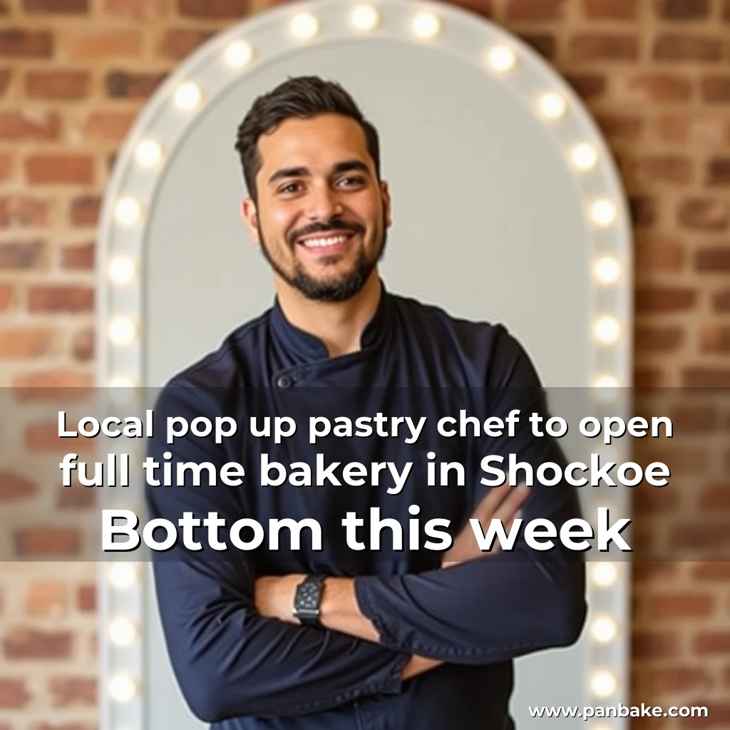Read more about the article Local pop  up pastry chef to open full  time bakery in Shockoe Bottom this week