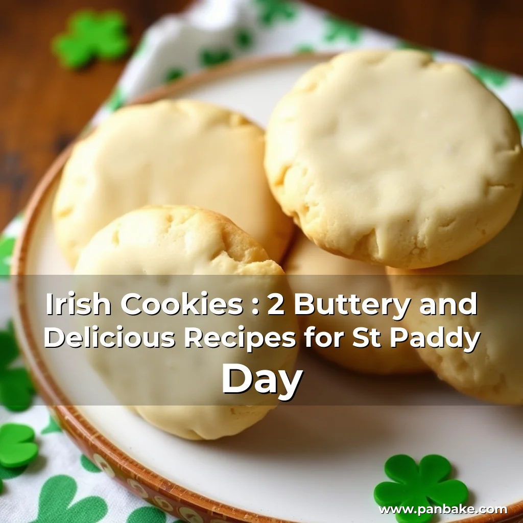 Read more about the article Irish Cookies : 2 Buttery and Delicious Recipes for St  Paddy Day