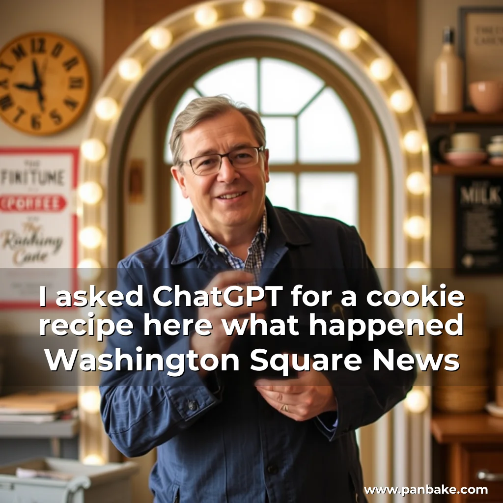 Read more about the article I asked ChatGPT for a cookie recipe  here what happened  Washington Square News
