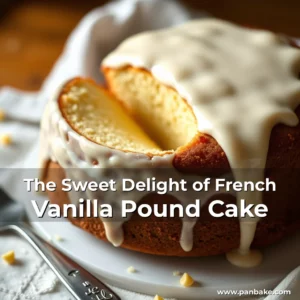 Read more about the article The Sweet Delight of French Vanilla Pound Cake