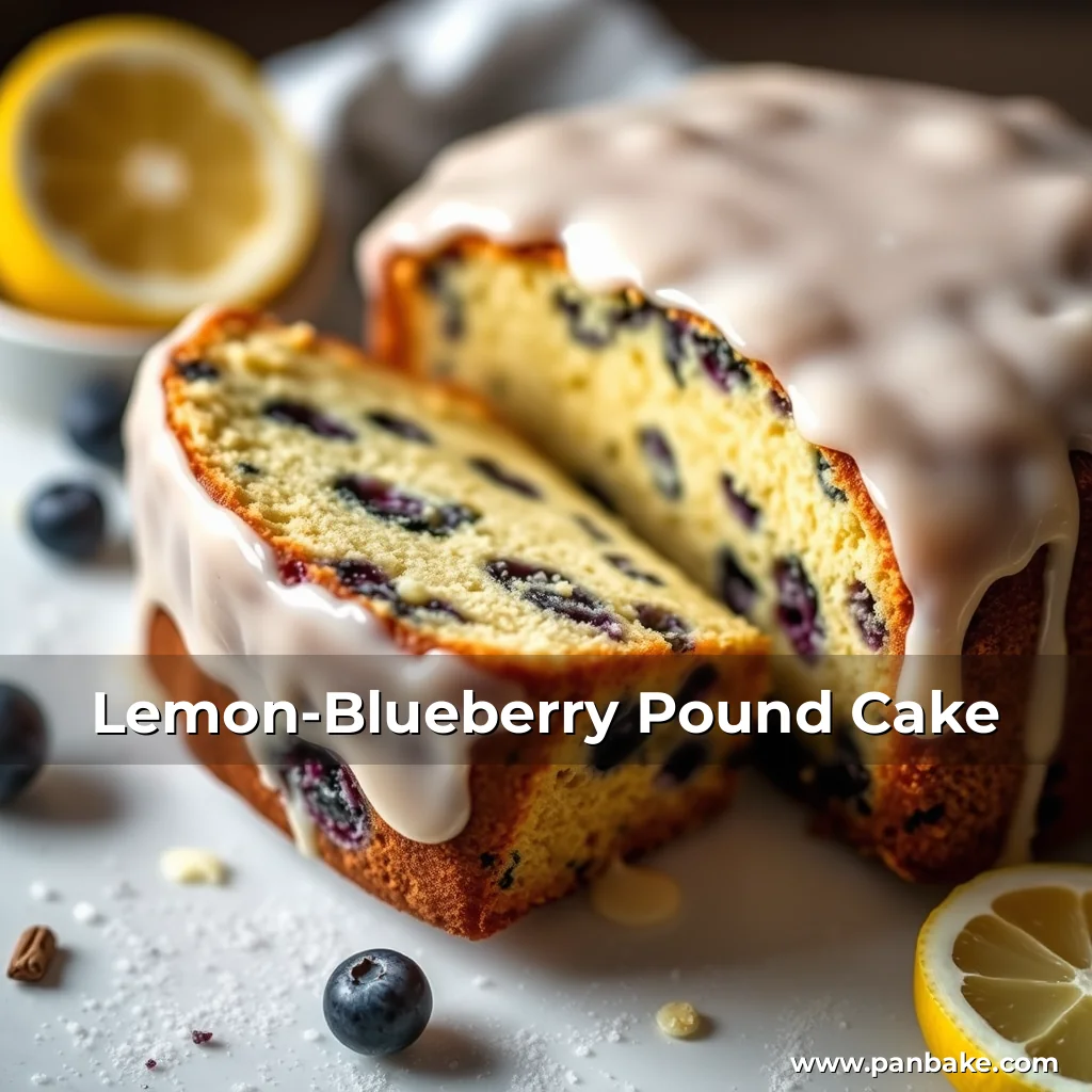 Read more about the article Lemon-Blueberry Pound Cake