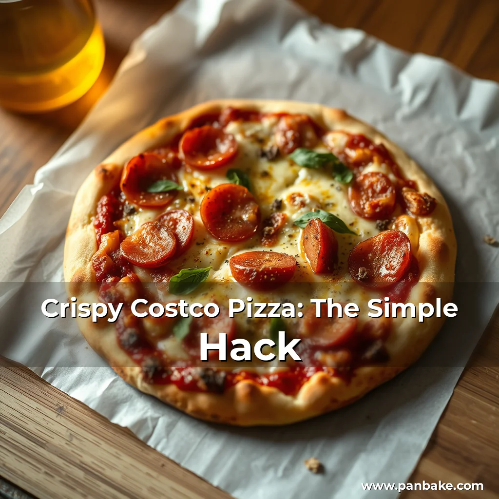 Read more about the article Crispy Costco Pizza: The Simple Hack