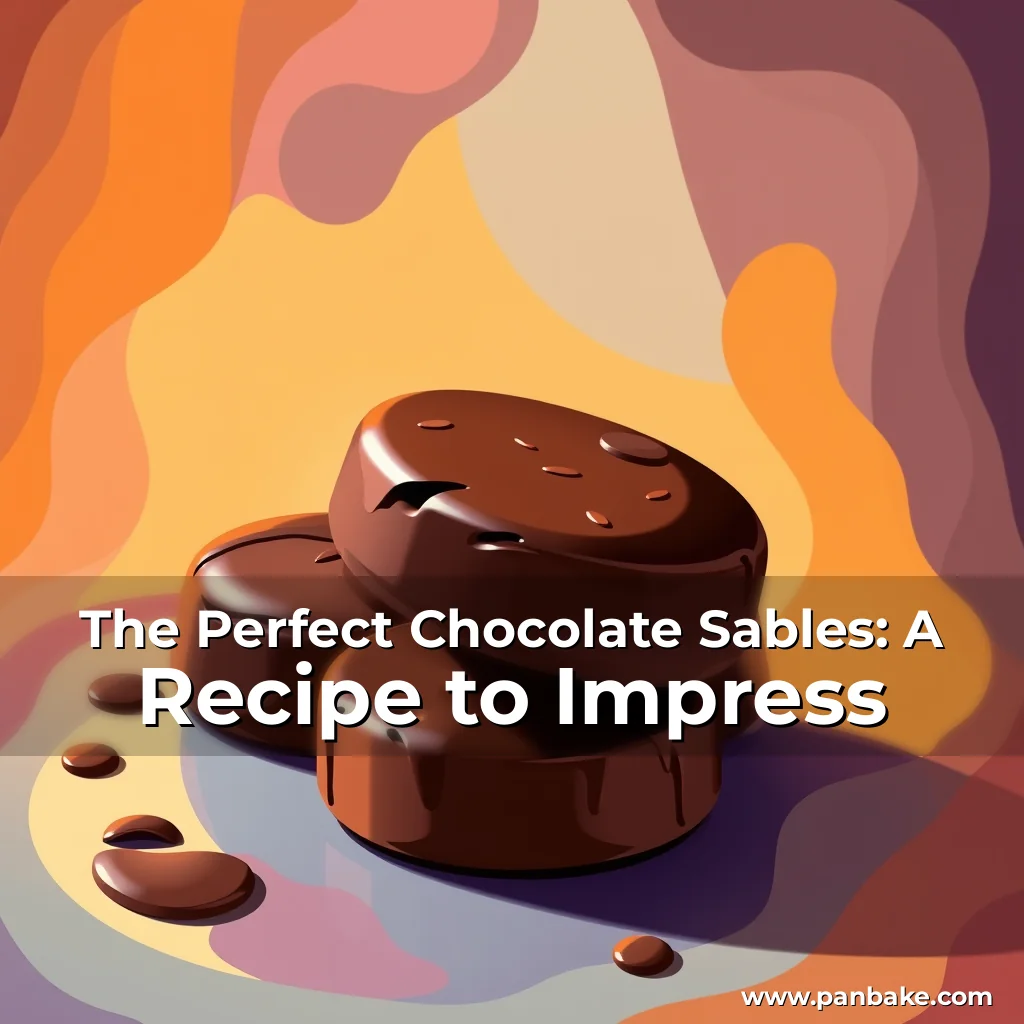 Read more about the article The Perfect Chocolate Sables: A Recipe to Impress