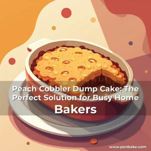 Read more about the article Peach Cobbler Dump Cake: The Perfect Solution for Busy Home Bakers