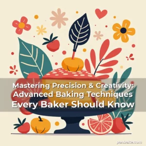 Read more about the article Mastering Precision & Creativity: Advanced Baking Techniques Every Baker Should Know